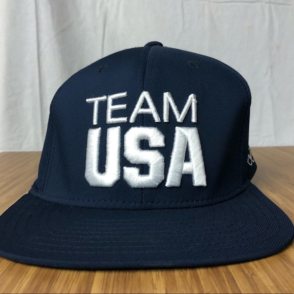 TEAM USA Olympic Team Apparel Hat Snapback Navy